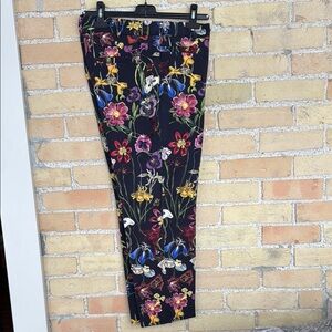 Floral Straight Leg Women's Pants